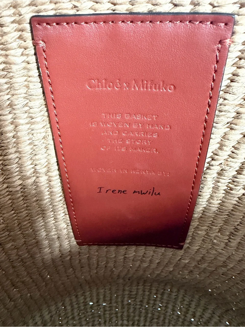 Chloé Horse Medal Large Handwoven Basket Tote – Brand New